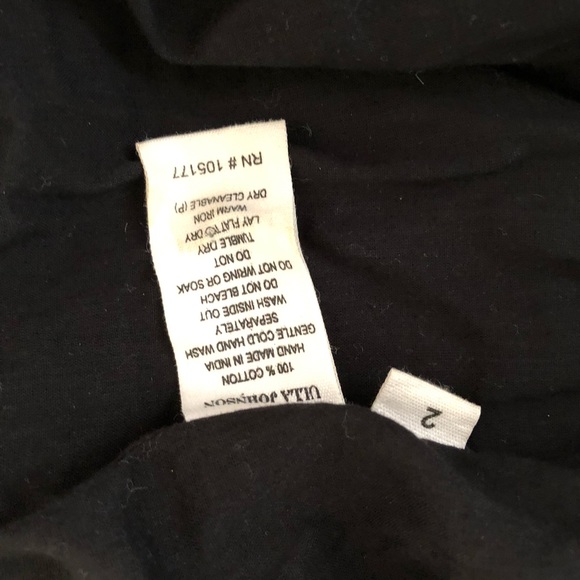 Ulla Johnson Mini Dress Tassels Black Embroidered  Samira US 2 - Picture 10 of 12